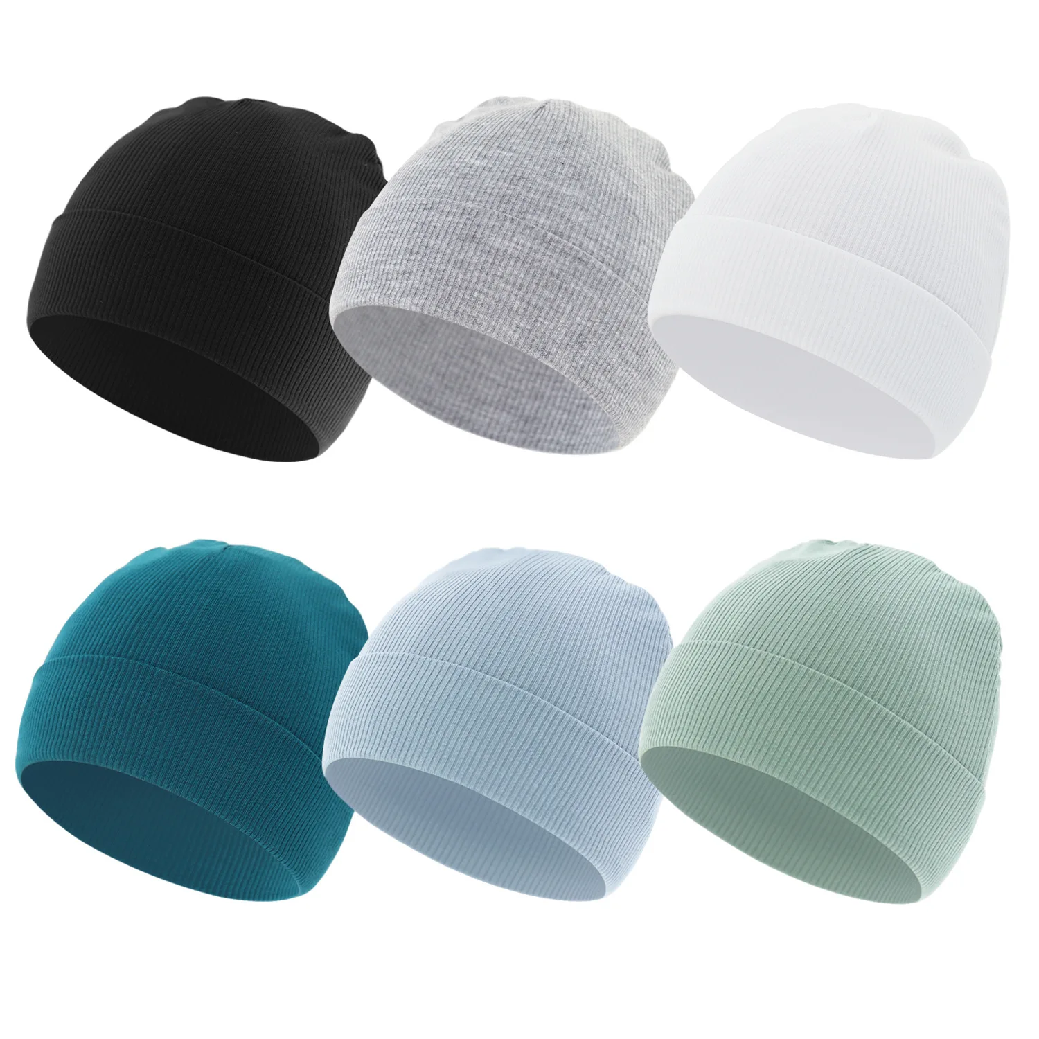 Gorro para bebé recién nacido, gorros elásticos de algodón suave para primavera, Otoño e Invierno, accesorios para bebés y niñas, Color caramelo de 0 a 3 meses