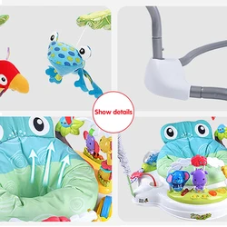 IMBABY Andador bebé multifuncional con música y mecedora tropical