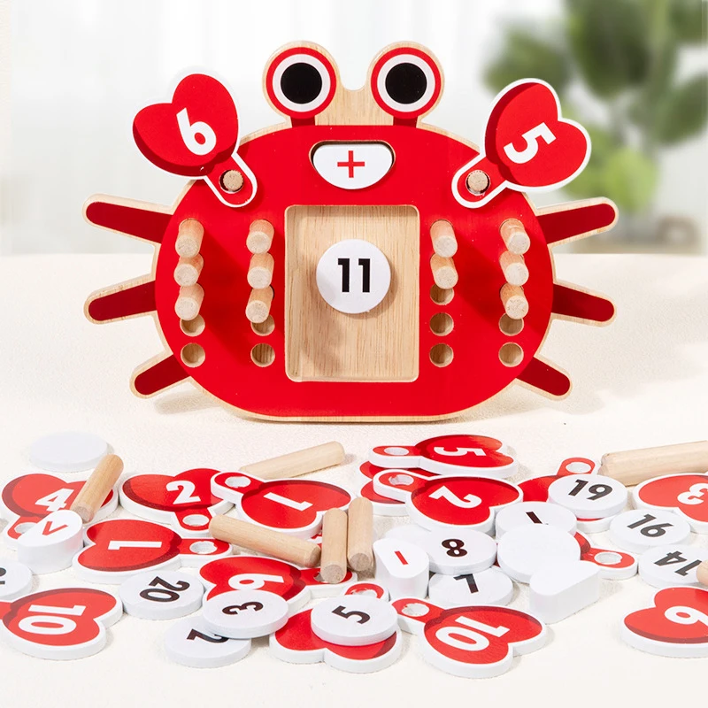 Tablero de clavijas Montessori para matemáticas, juguete educativo