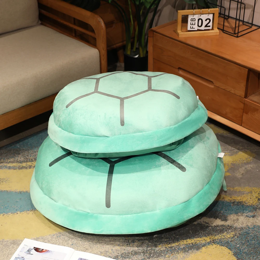 Peluche tortuga verde de concha suave para bebés y niños - imagen 5