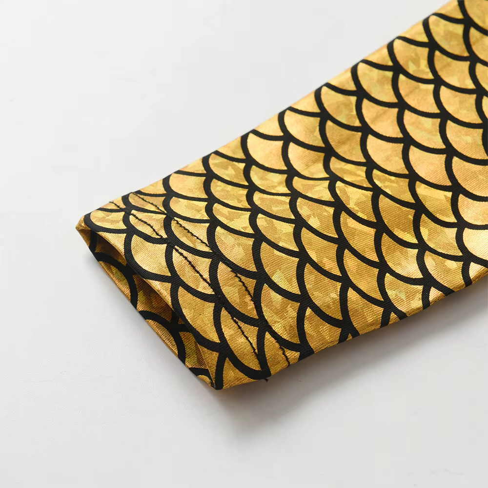 DXTON vestido de princesa dorado con capa para fiesta navideña