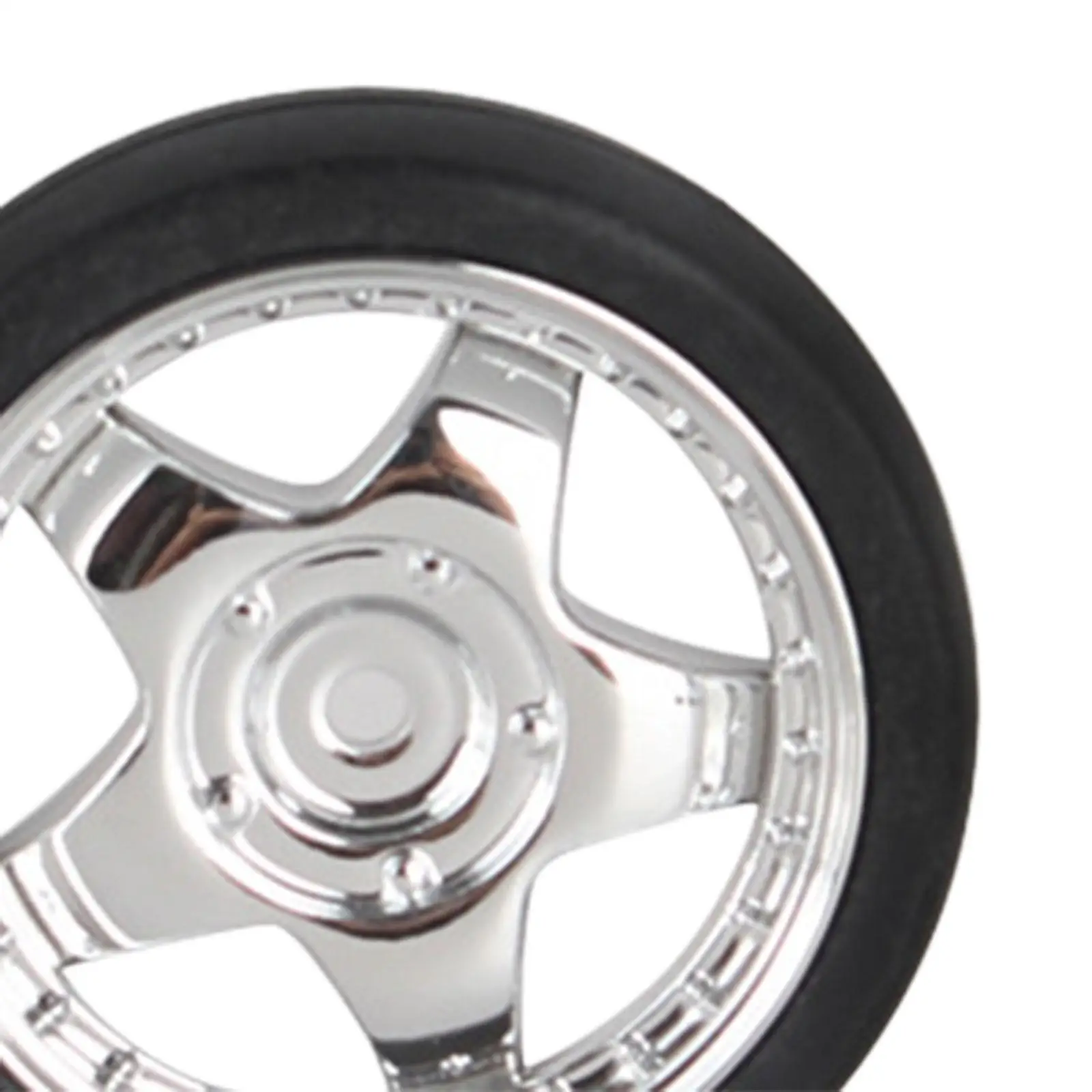 4x RC Drift Tyre Wear Resistance 31mm Diameter Rally Drift Tyres for 1:18 RC on Road Drift Truck Spare Parts Repalces Accessory