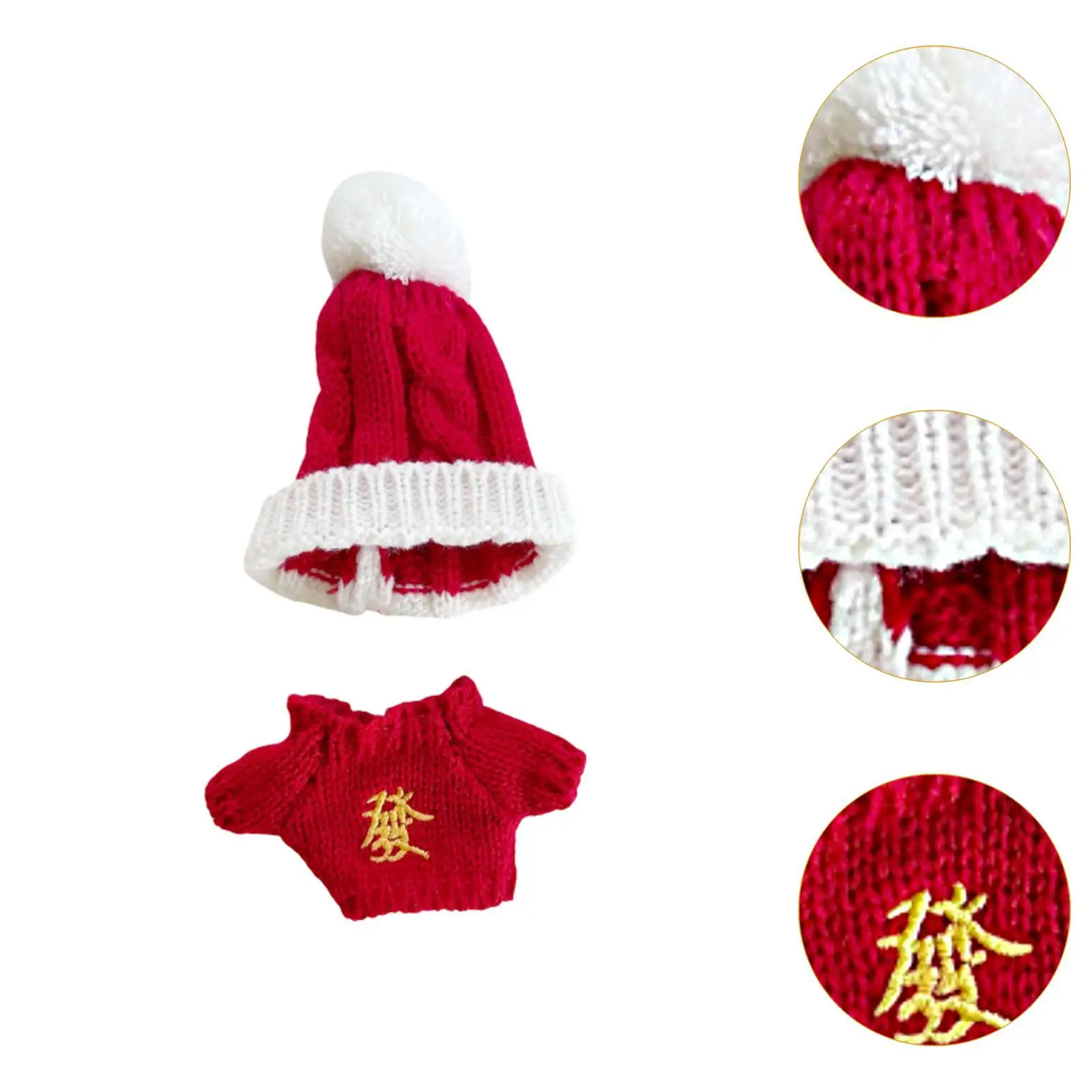 Mini 6 inch Doll Clothes Comfortable DIY Cute Doll Clothes for Pendant Doll Kids Age 5-7 8-10 17cm Doll 15cm Doll Birthday Gift