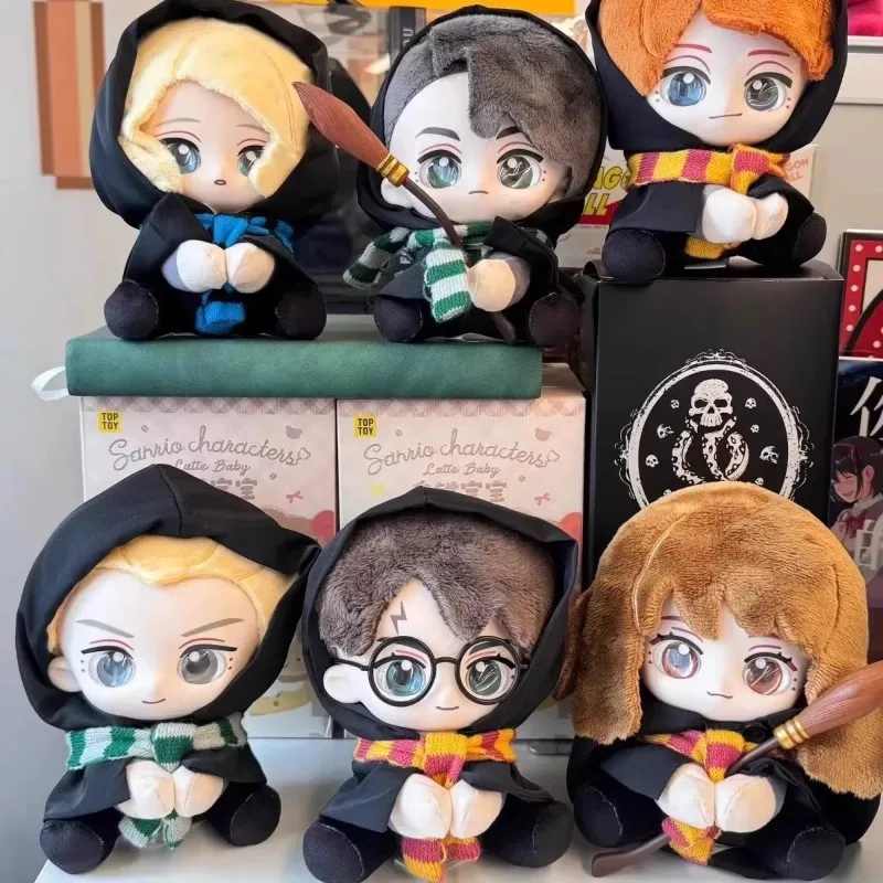 Harry Potter vinilo cara caja ciega juguetes Hermione Ron Malfort Anime figura muñeca regalos juguetes coleccionar adornos