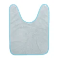 blue V-neck