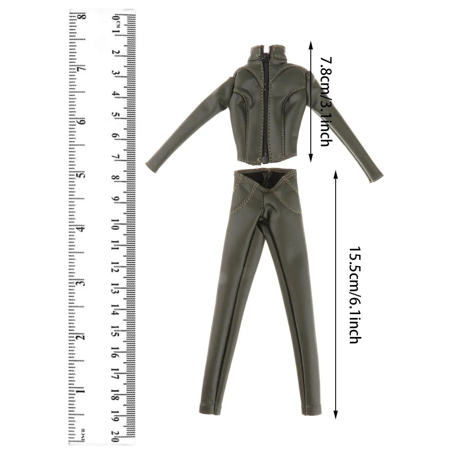 1/6 Action Figures Suit, Female Figure Clothest Model, Miniature Costume Doll