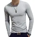 o neck grey