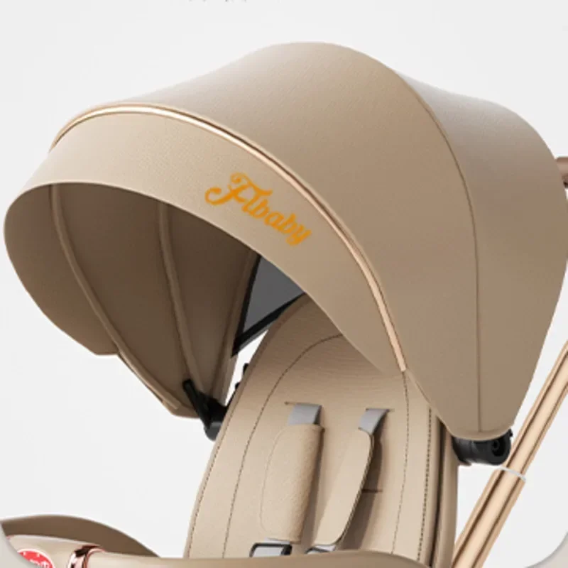 Cochecito de bebé ligero y plegable con asiento bidireccional - imagen 5