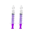 2 piezas moradas