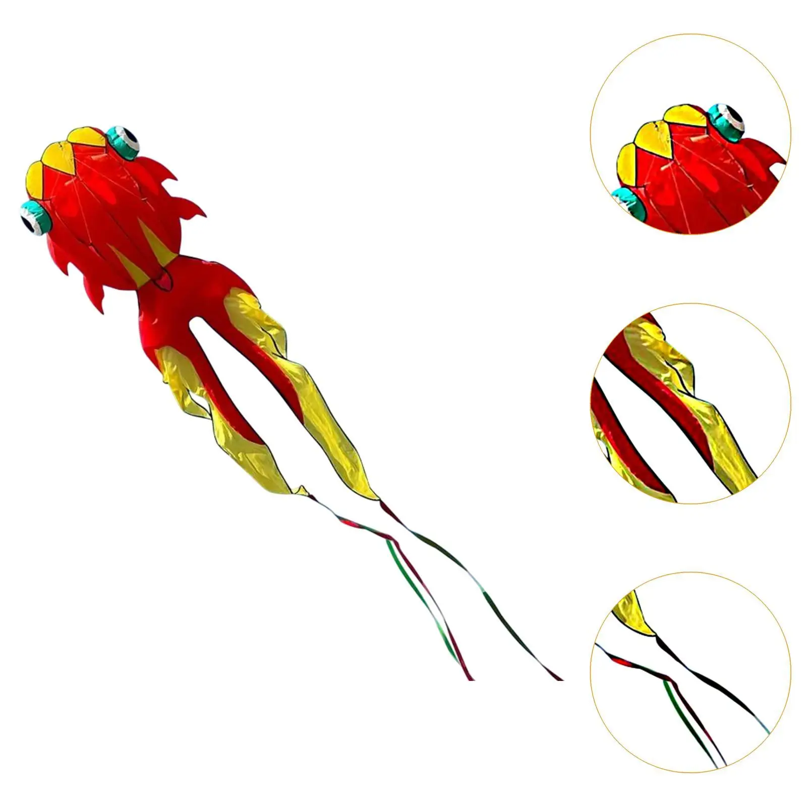 Goldfish Kite Birthday Presents Cute Huge Kite for Park Backyard Garden
