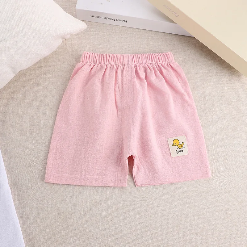 Pantalones cortos de algodón y lino para niño – Verano - imagen 5