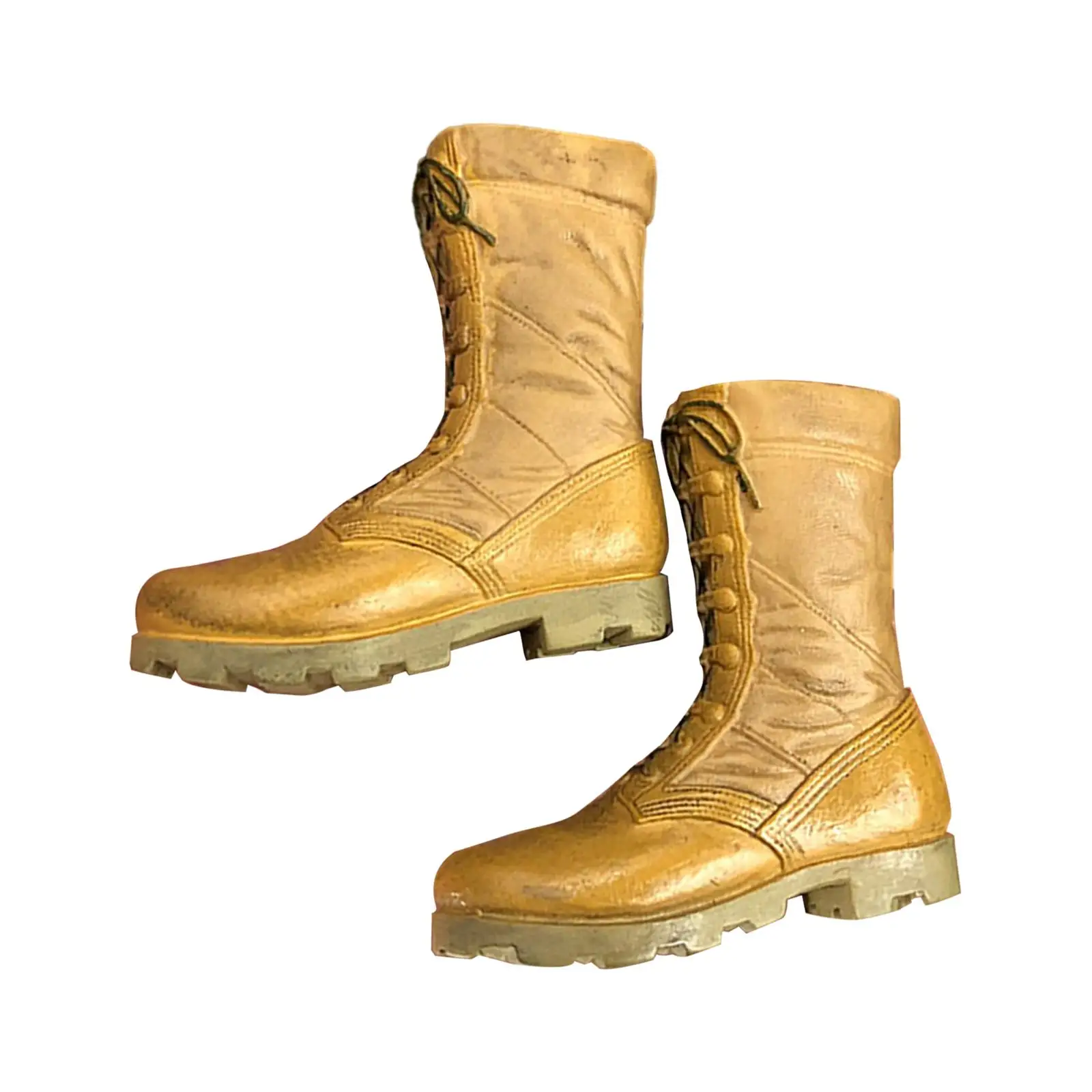 1:6 Men Figures Boots Boots Miniature Shoes for 12in Action Figures Doll Model Dress up Accessory