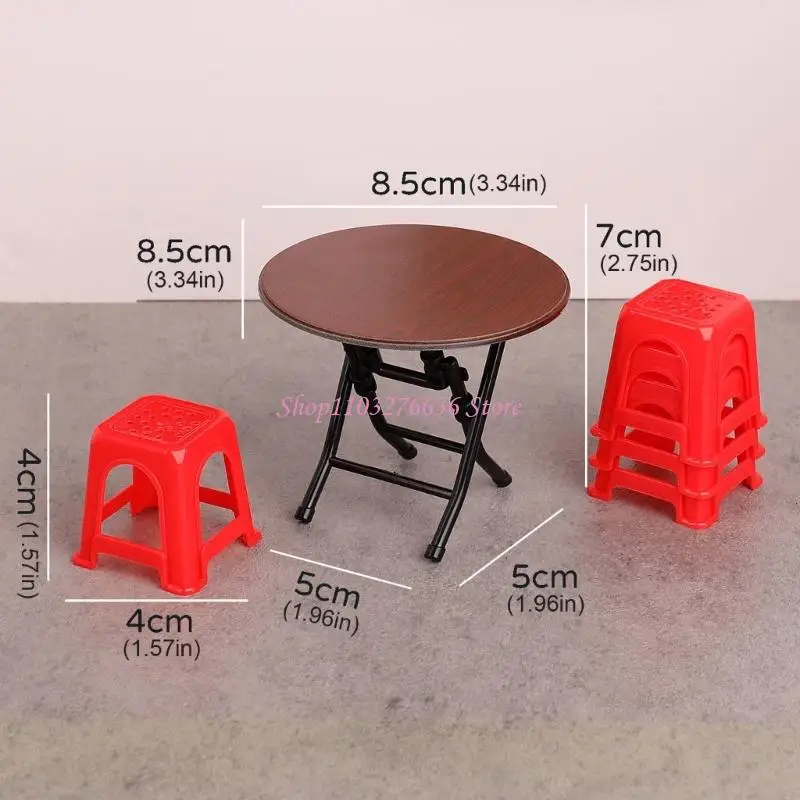 R6FD Juego de muebles miniaturas para muñecas - imagen 4