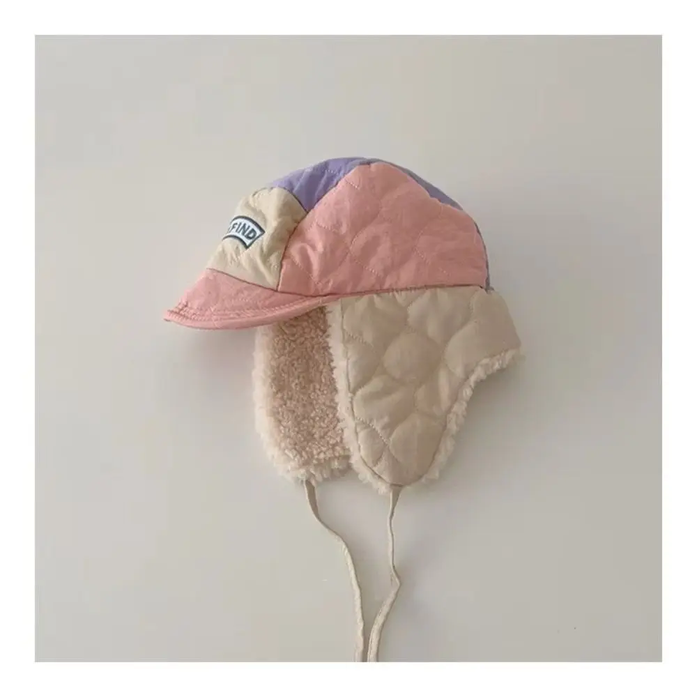 Nuevos gorros cálidos y cómodos para invierno, gorros de lana suave con orejeras, gorro de lana de cordero, gorro con protección para los oídos para niños y niñas - imagen 4