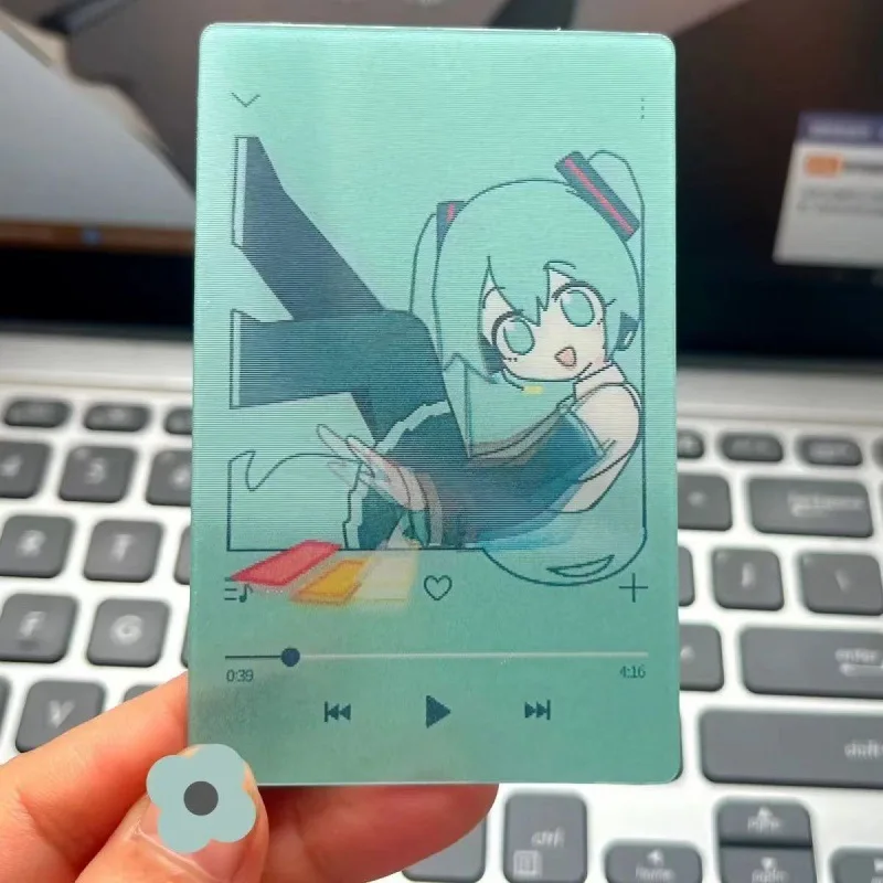 Hatsune Miku-tarjeta Raster de Anime para niños, juguetes multiescambio, tarjeta Manga Raster, postal, colección de cartas, figura, regalos de cumpleaños, nuevo - imagen 3