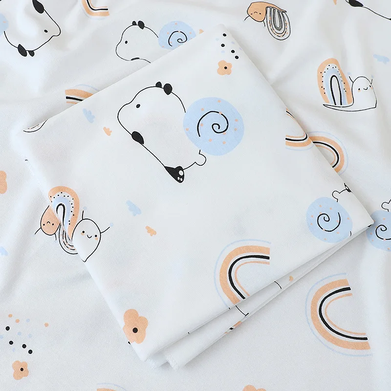 Toallas de maternidad para habitación de bebé de las cuatro estaciones, manta para recién nacido de algodón puro con estampado de dibujos animados, Toalla de baño suave y absorbente para niños - imagen 5