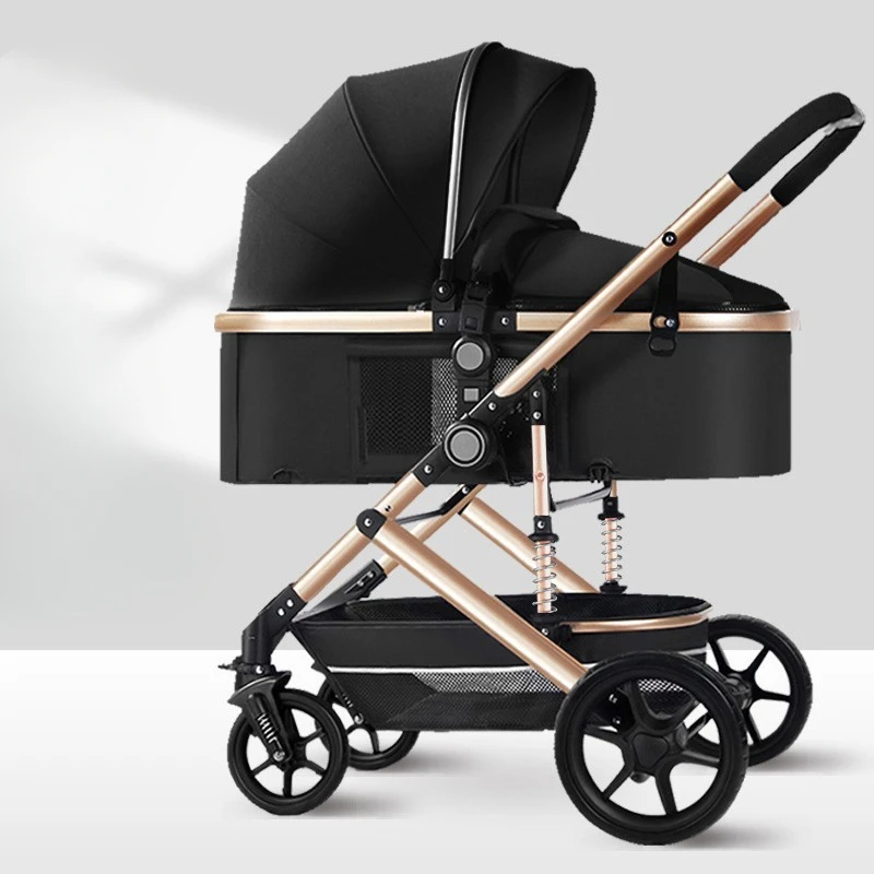 Cochecito de bebé convertible con capazo XL y ruedas todoterreno - imagen 4