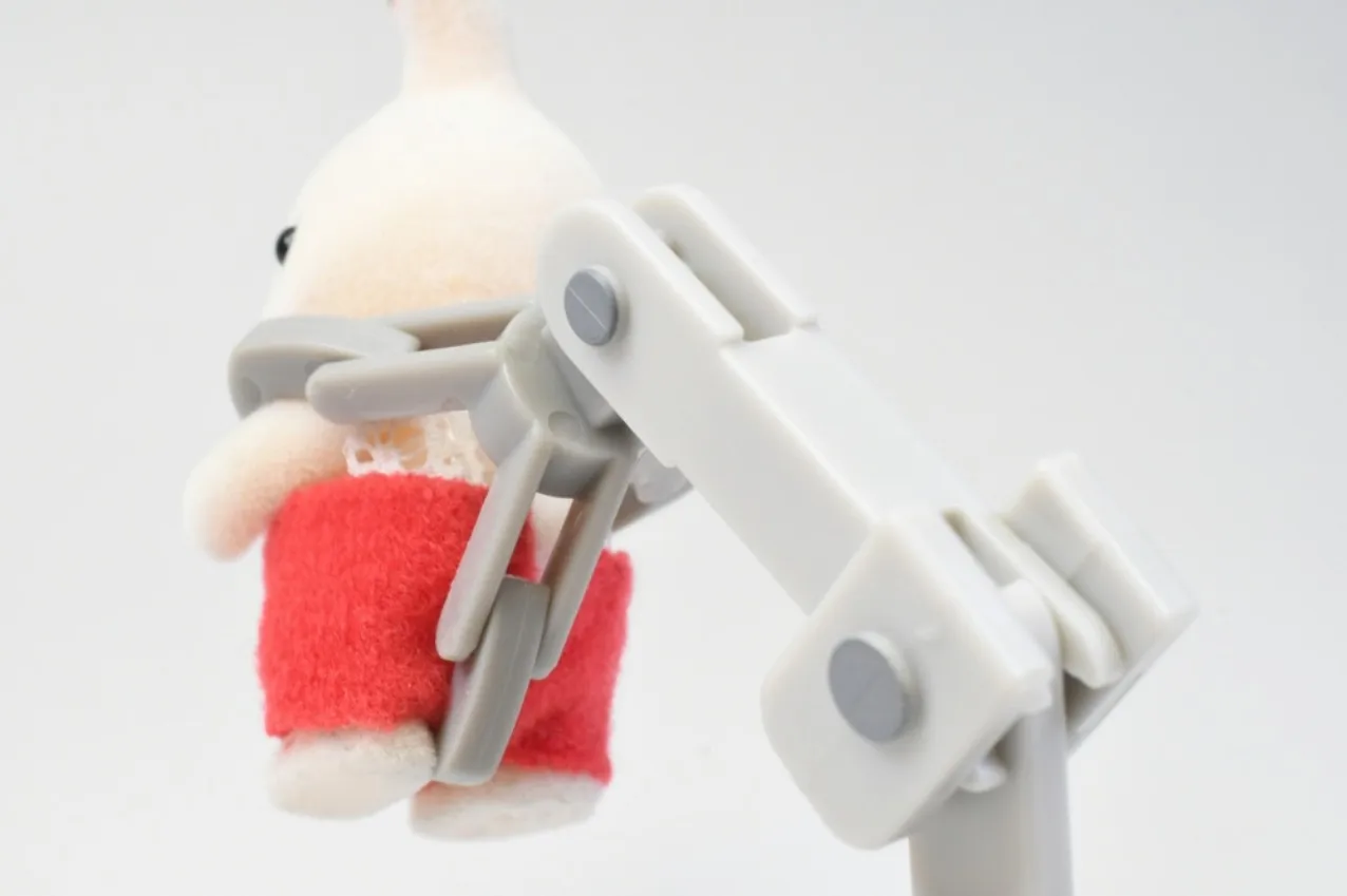 HOTLINE-juguetes de cápsula, brazo de Robot genial, mascota, base magnética, articulaciones giratorias, host móvil, clip de notas para nevera, figuras de ensamblaje en miniatura - imagen 4