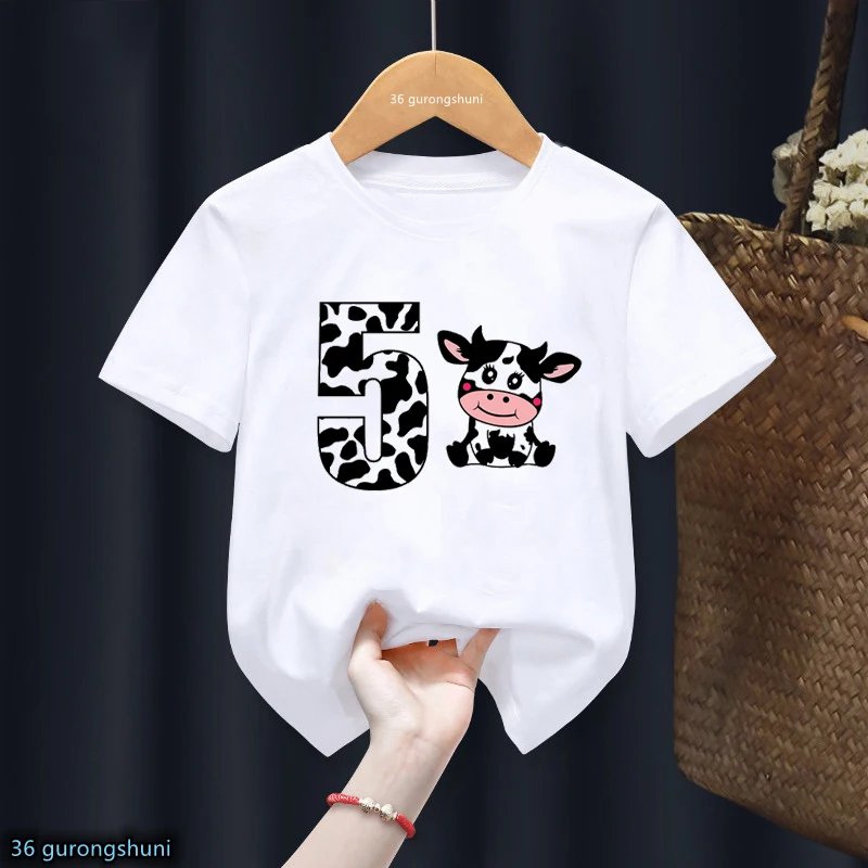 Camiseta vaca Kawaii - Empaque perfecto para regalo