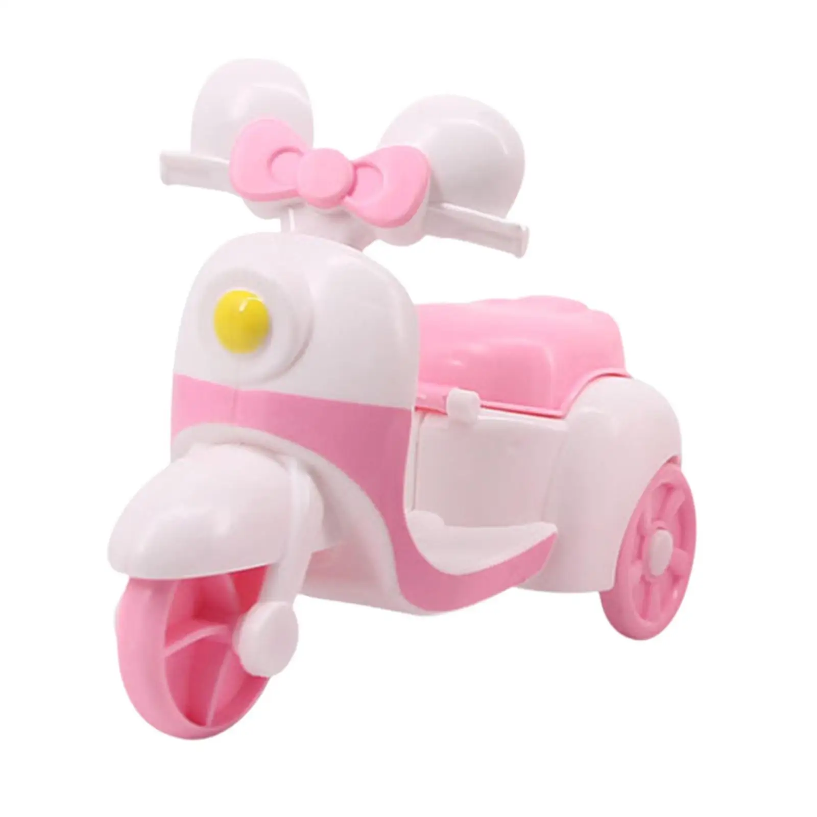 Mini muñeca decoración de motocicleta Linda Mini muñeca motocicleta juguete colección para niñas - imagen 2