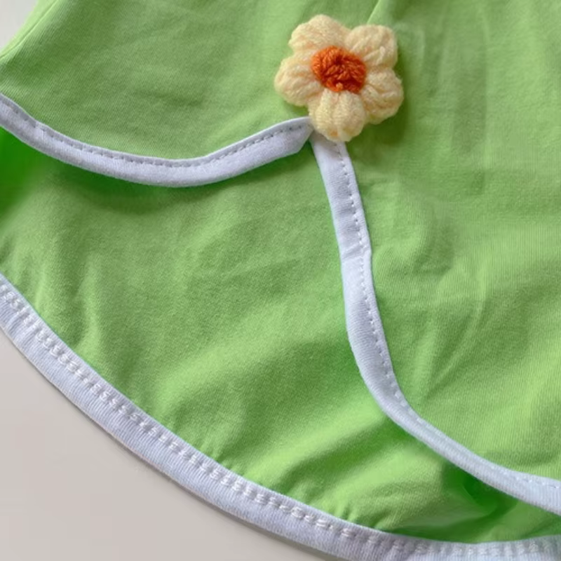 Conjunto verano niña – Camiseta y shorts de algodón - imagen 5