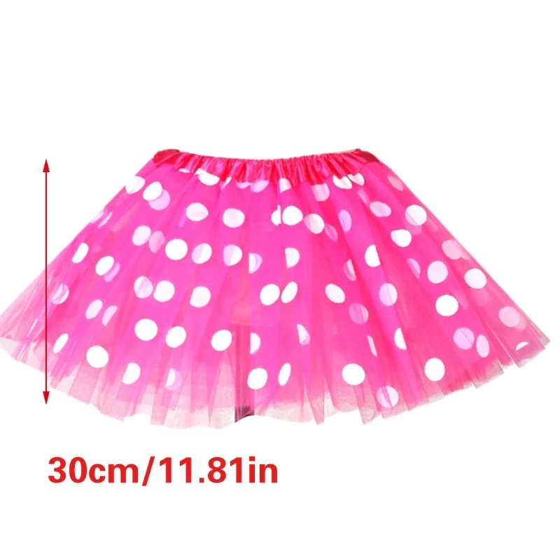 QX2D Múltiple falda tul en capas Falda cómoda elegante para niños 3 a 10 años - imagen 4