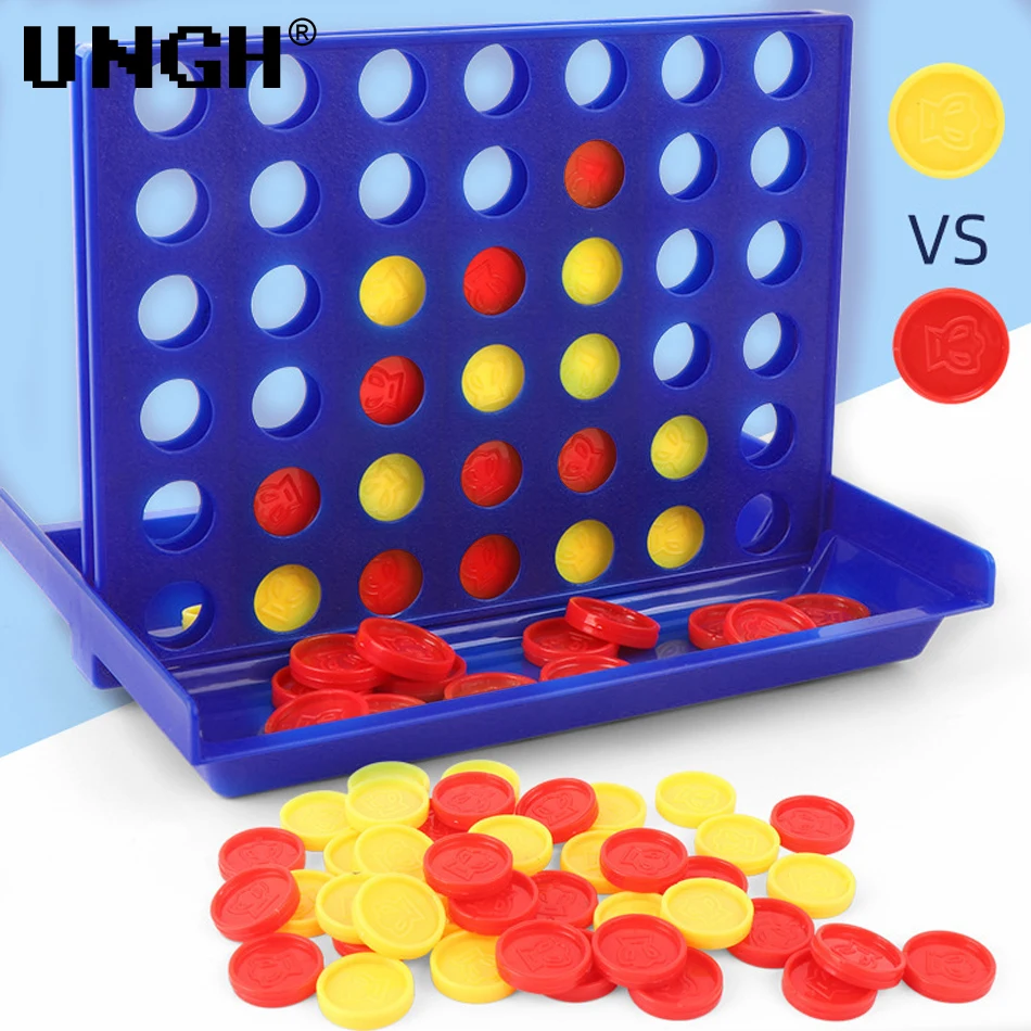 UNGH cuatro en una fila Bingo ajedrez conectar clásico juego de mesa familiar juguetes divertido juguete educativo para niños juego de entretenimiento - imagen 3