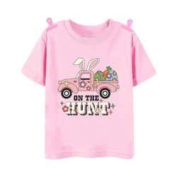 Camiseta Easter para niños – Estampado búsqueda de huevos