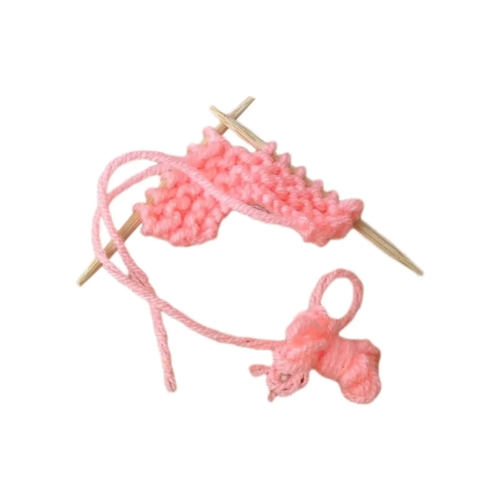 1:12 Scale Dollhouse Miniature Yarn Knitting Pretend Play Kids Toy for Sofa