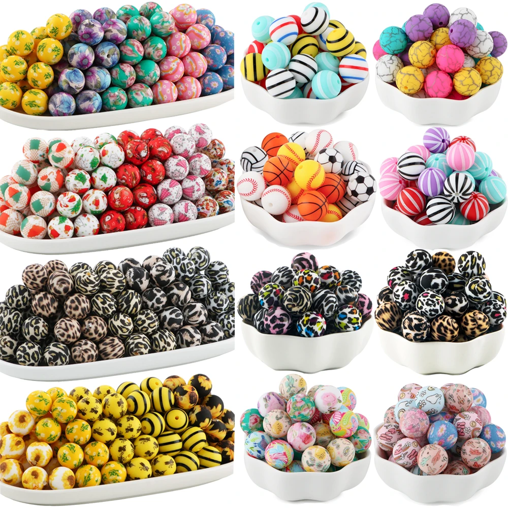 Cuentas silicona suave seguro para collares y pulseras bebé DIY - imagen 2
