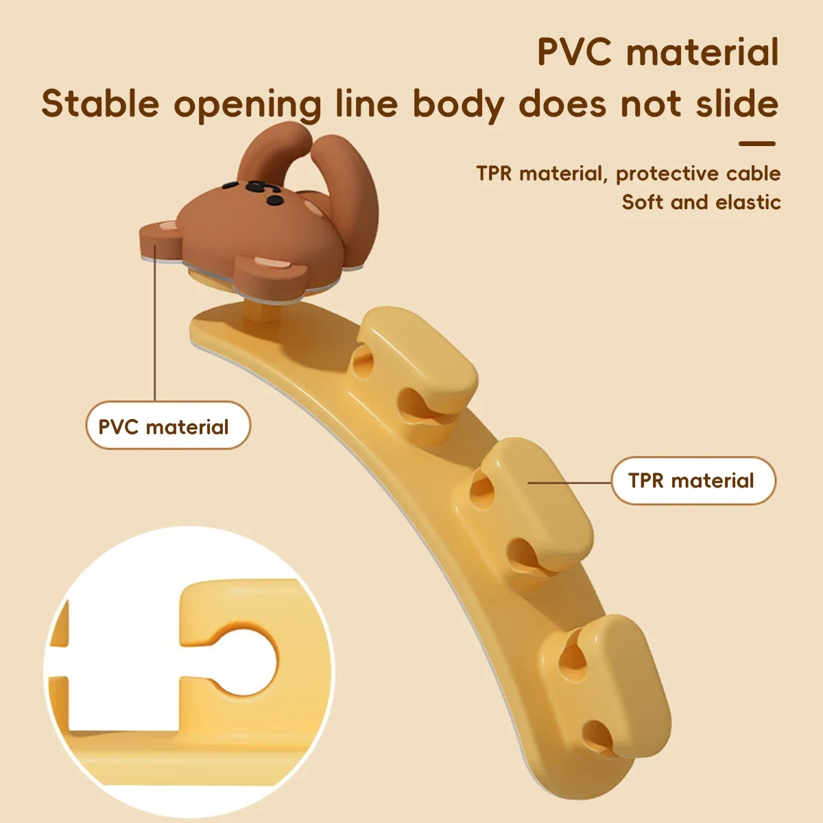 Clips de cables autoadhesivos, organizador de cables ajustable para escritorio, soporte para cables adhesivos, accesorios de gestión de escritorio para el hogar y la Oficina - imagen 4