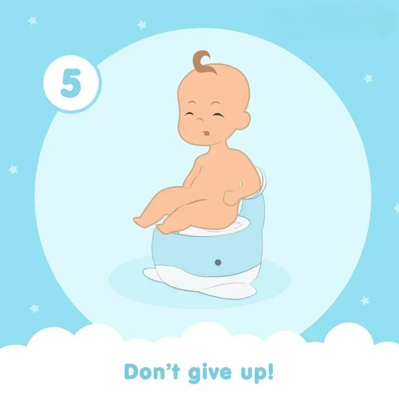 Silla orinal infantil portátil con forma de conejito para niños - imagen 5