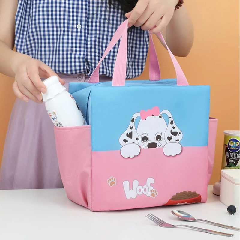 Bolsa de almuerzo con aislamiento térmico de gran capacidad, tela Oxford, almacenamiento de alimentos, bolsas de Picnic, bolsa de caja refrigeradora portátil - imagen 4