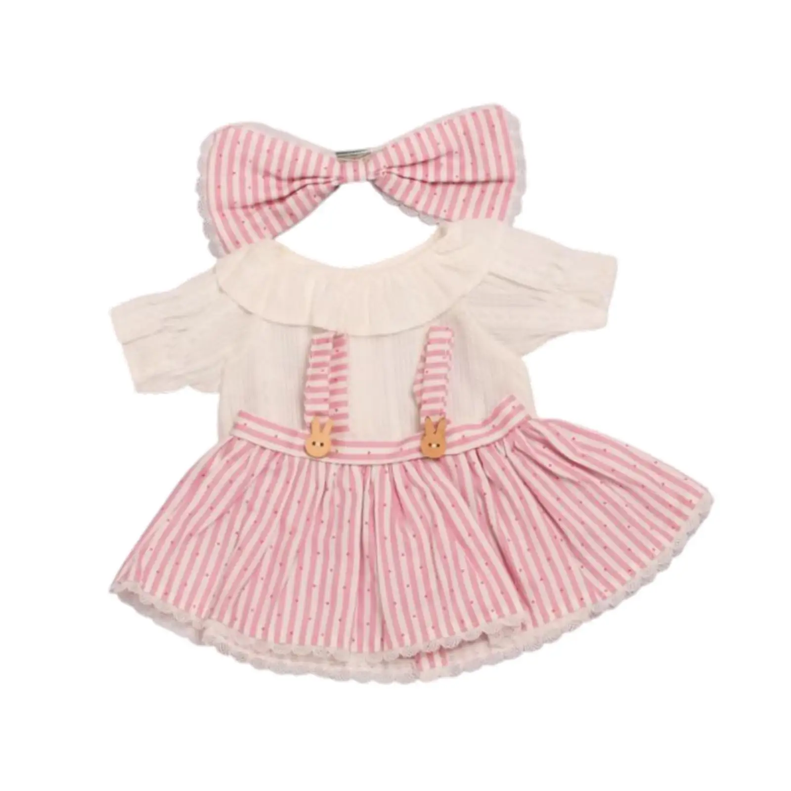 14.96inch Doll Dress Shirt DIY Dress up Make Your Own Dolls Doll Clothes for Preschool Home Decor Role Play Collectible Pretend