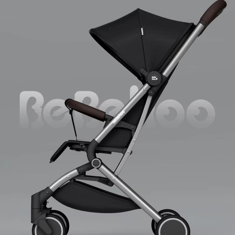 Cochecito plegable ultraligero con asiento acolchado para bebé
