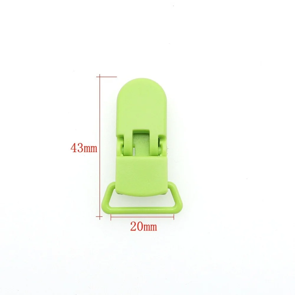 10 Uds. Clips para chupete de bebé, Clips para chupete de plástico sólido, soporte para chupete infantil, soporte para pezones, abrazadera multicolor, juguete - imagen 4