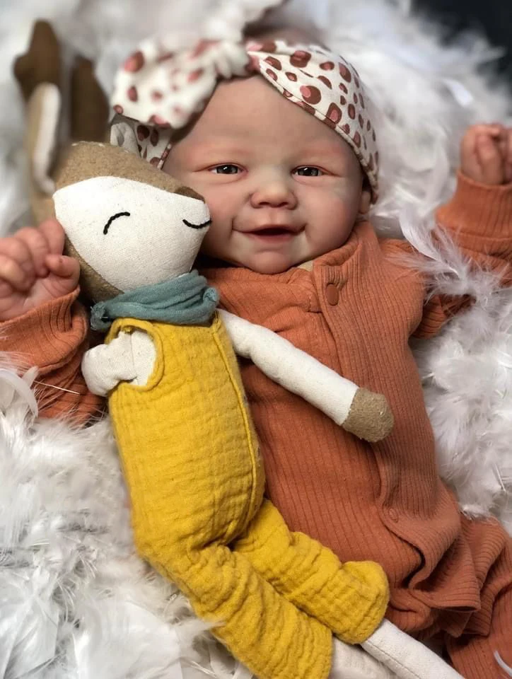 NPK Vivienne muñeca Reborn realista piel pintada a mano cuerpo suave - imagen 4
