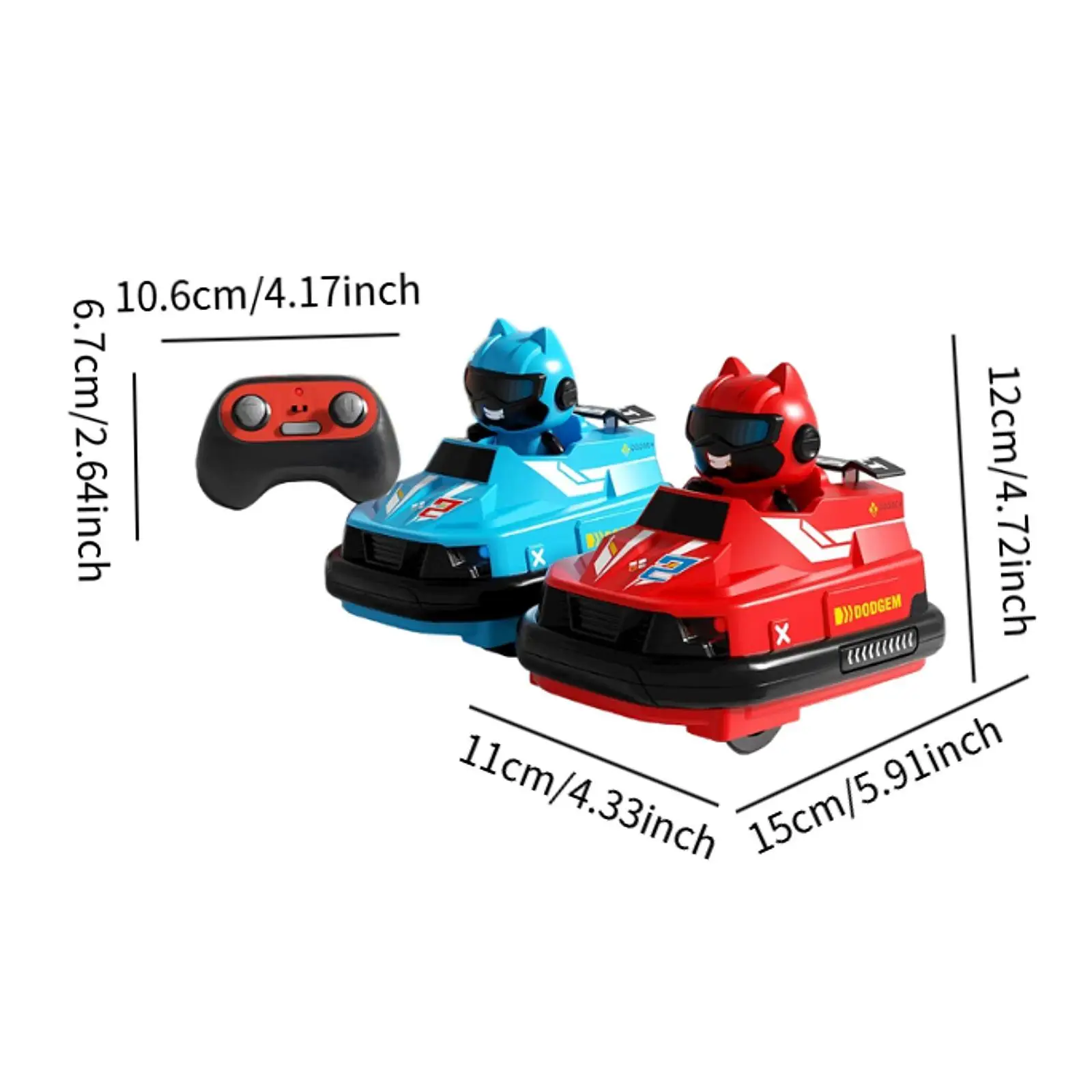 Remote Control Cars 2 Players Race Car Toy Party Favor Interaction Toy with