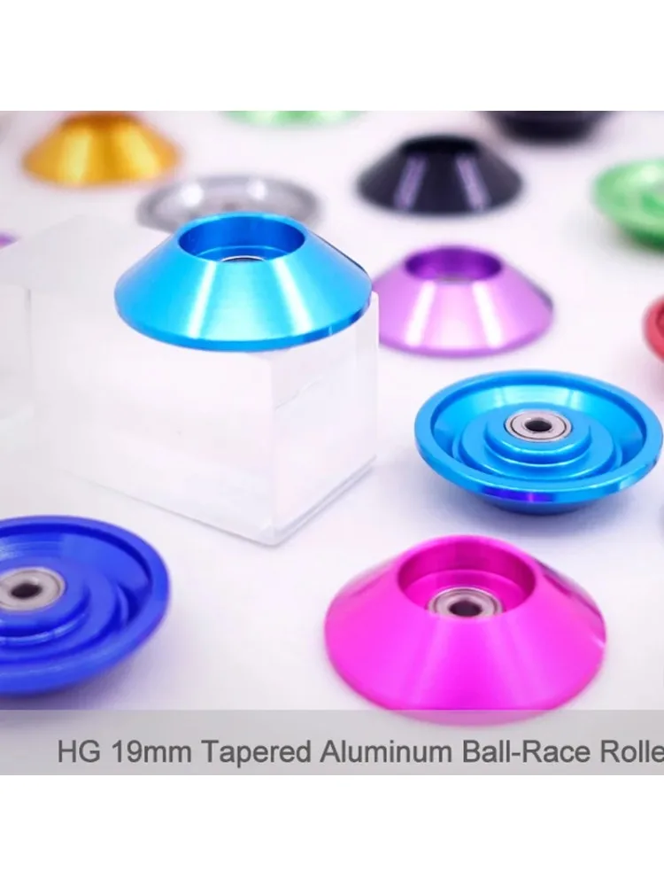 Espaciador de rodillos de bola cónico HG de 19mm para Mini 4WD