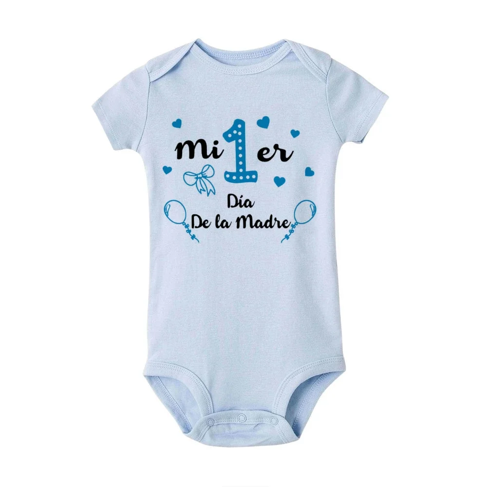 Feliz primer Día de la madre, Body estampado para bebé, pelele para bebé, ropa bonita para niños y niñas, mono para niño, regalo para el día de la madre Newbron - imagen 4