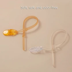 Portachupete de silicona segura sin BPA para bebés