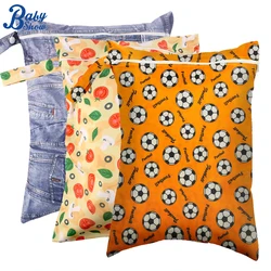 Bolsa húmeda para pañales de tela reutilizable e impermeable, práctica