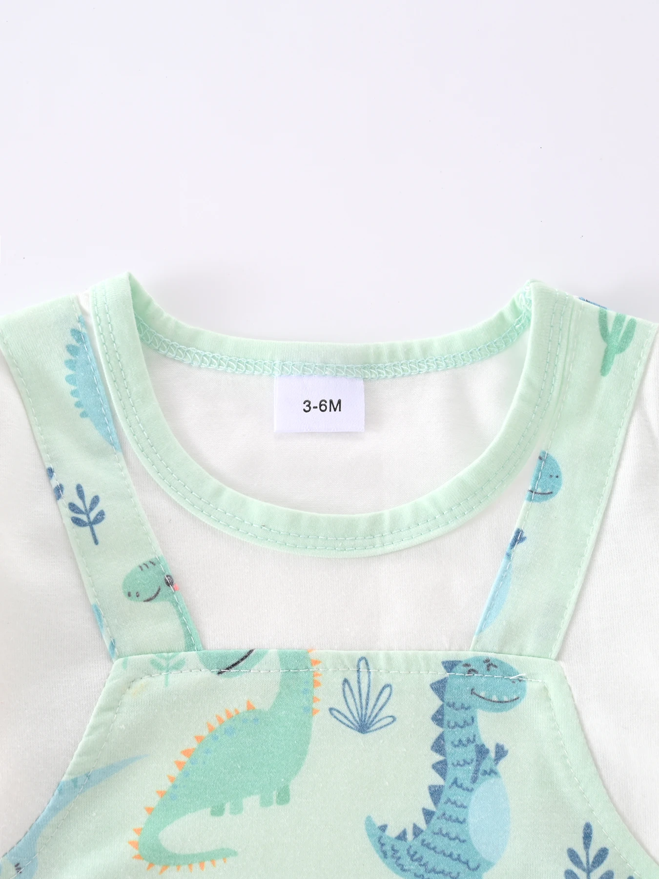 Body de verano Unisex para bebé, pelele de dos piezas falso estampado a la moda para niño, mono de manga corta para bebé, regalos para ducha de recién nacido - imagen 2