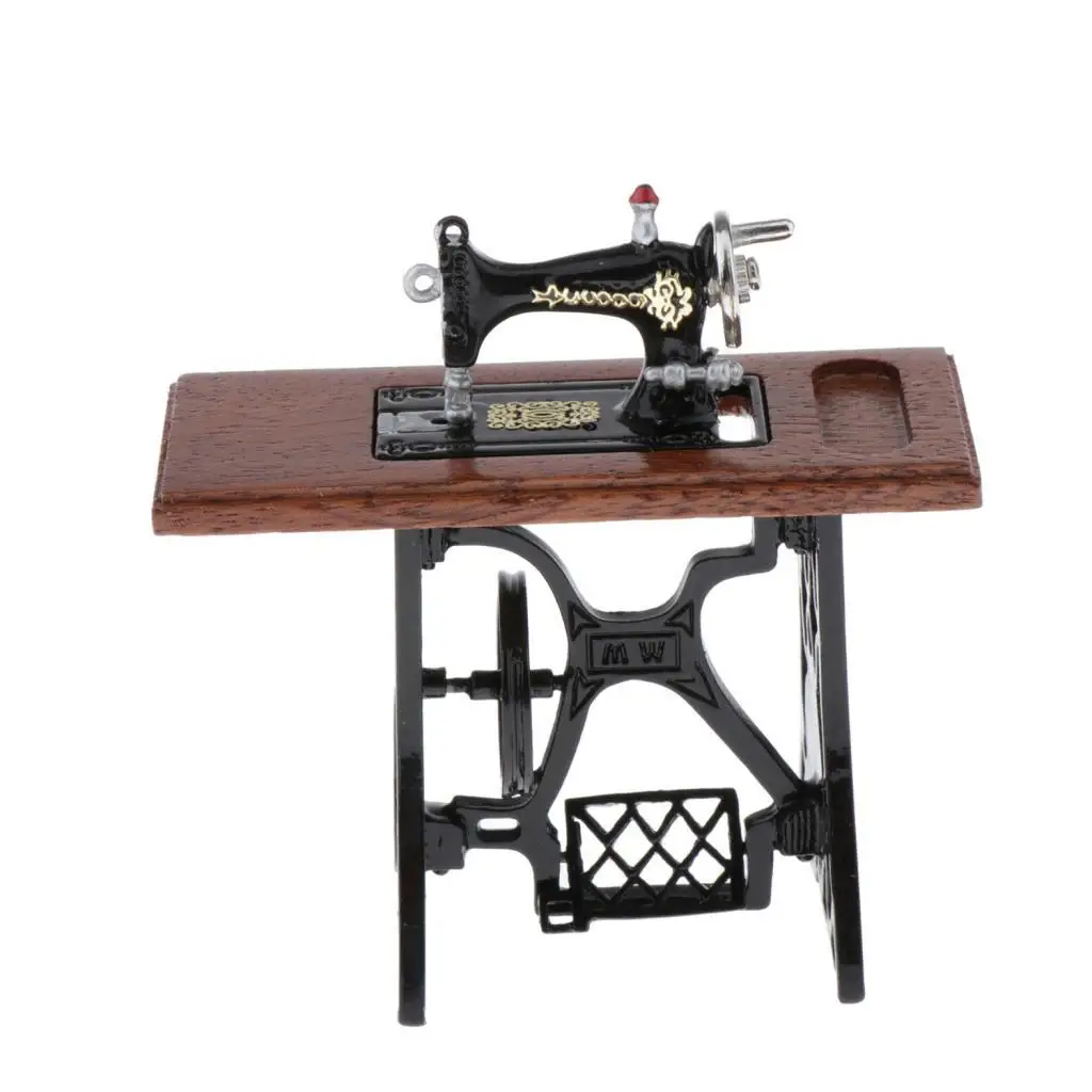 Máquina de coser para casa de muñecas con taller de costura - imagen 5