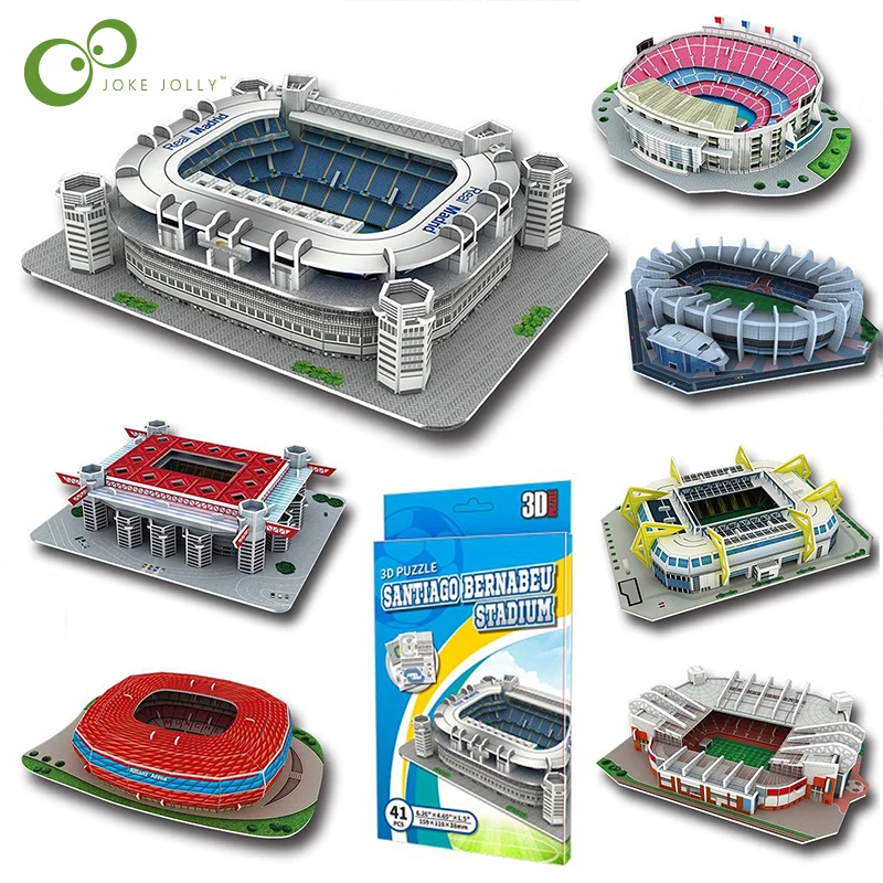 DDJ Rompecabezas 3D: Campos de fútbol en miniatura - imagen 4