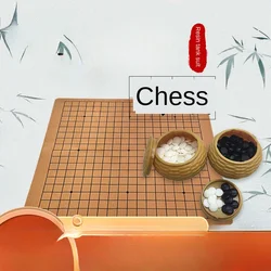 Juego de mesa para niños: Go portátil y tablero plegable de cuero