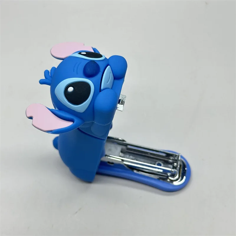 Mini grapadora de punto de Disney, grapadora portátil de dibujos animados de Anime, máquina de encuadernación de papel, papelería de moda, suministros de oficina - imagen 4