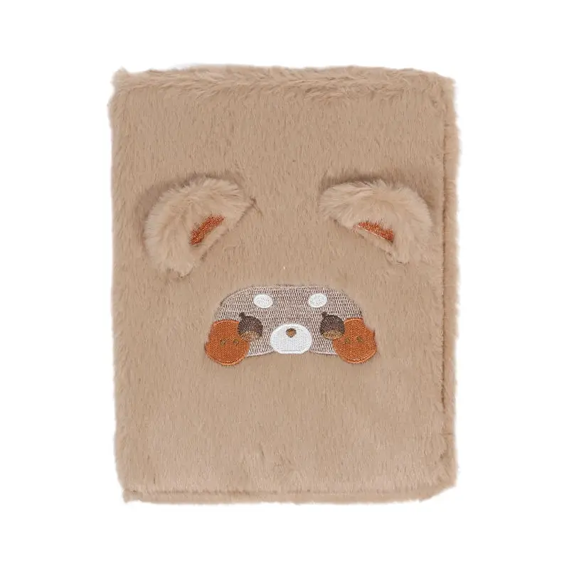 Carpeta de álbum de fotos de felpa de hojas sueltas, colección de tarjetas fotográficas A5 de dibujos animados, libros antiarañazos, soporte para fotos de estilo coreano, regalo para niña