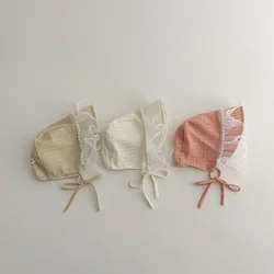 Prinzesin Gorro con encaje de perlas para niña