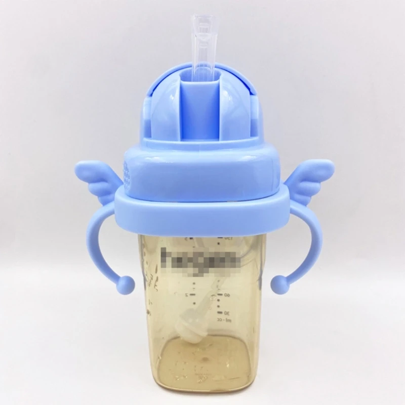 Botella de alimentación de leche de plástico, mango de agarre para biberón Hegen, sin BPA, accesorios clásicos, nuevo - imagen 2